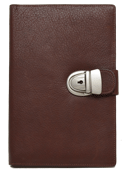 tan leather prayer journal with lock